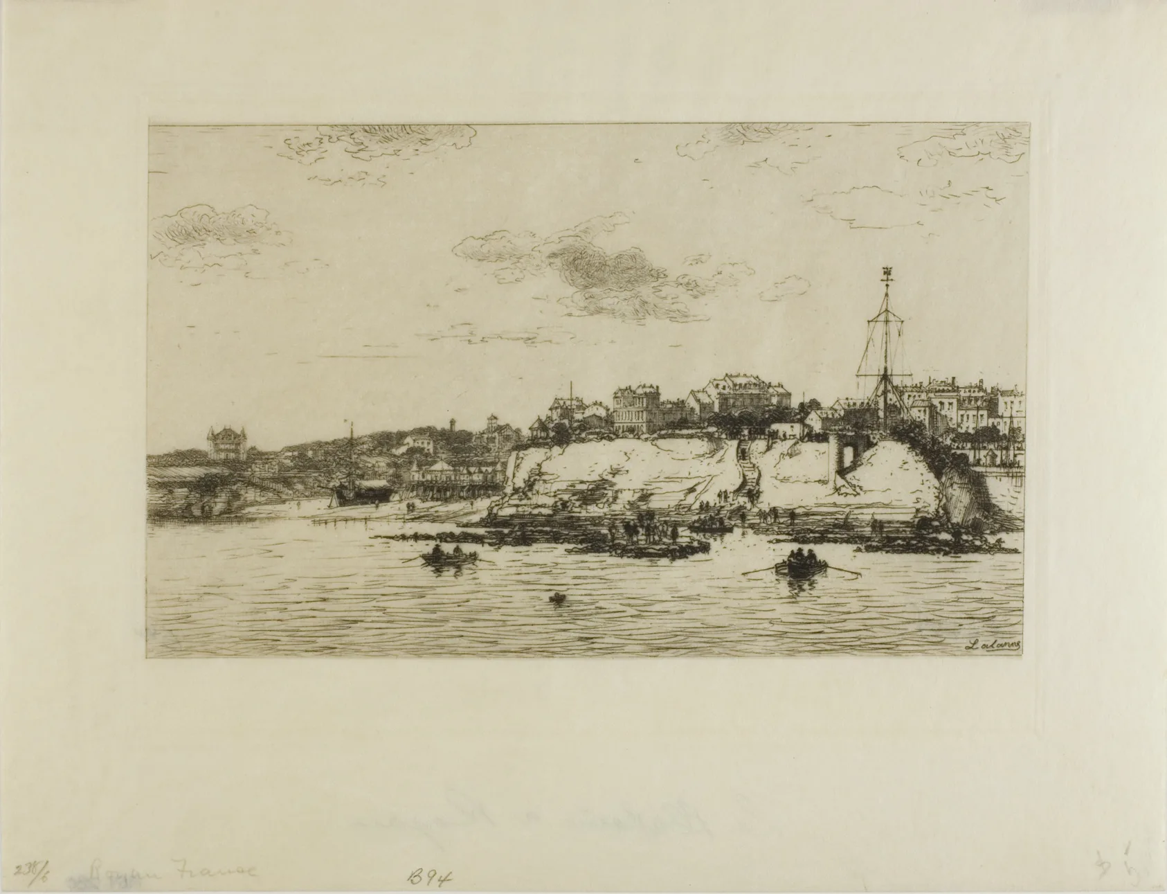 The La Plataine Bridge at Royan, Lalanne, 1876