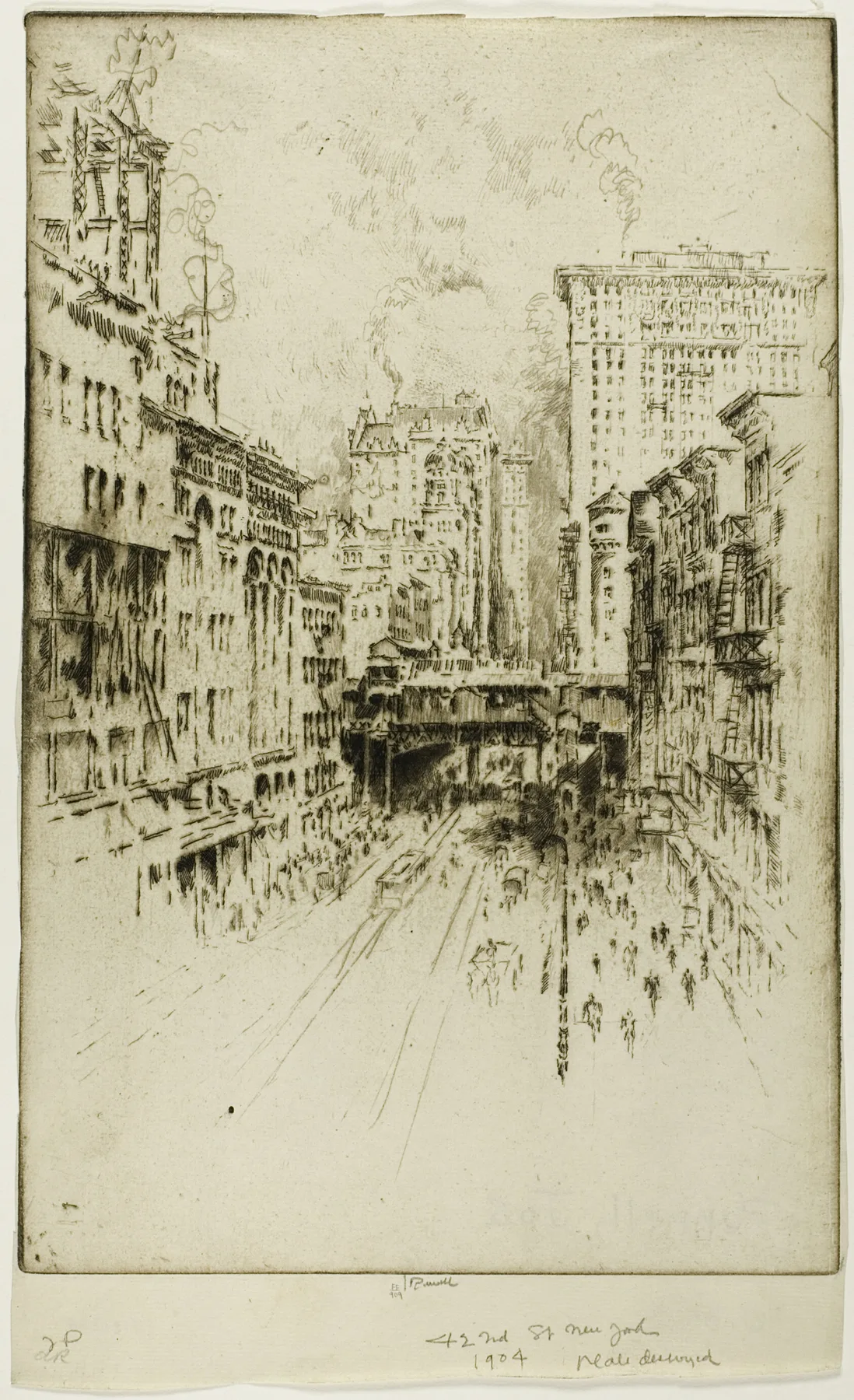 Forty-Second Street, Pennell, 1904