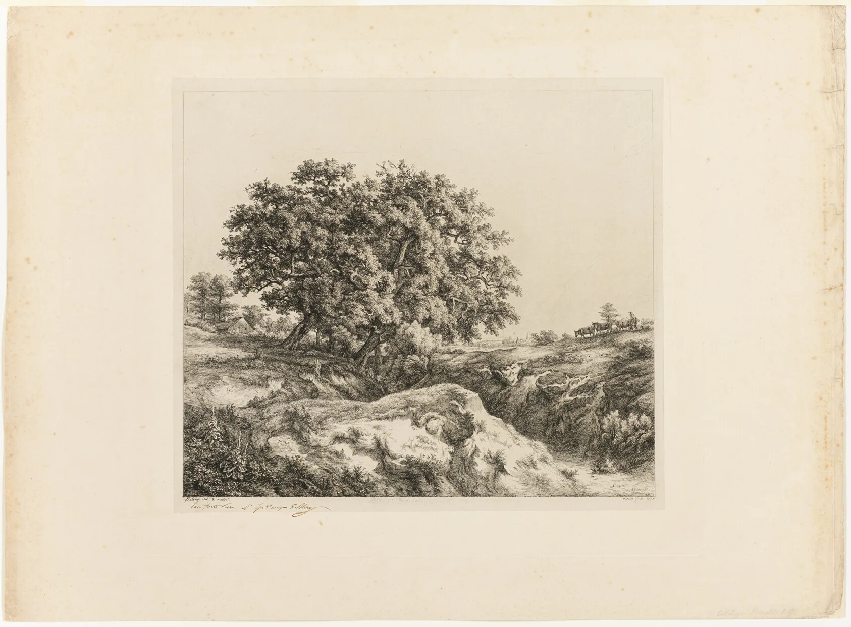 The Bouquet of Trees, or The Lindens (Souvenir of the Sarthe), Bléry, 1861