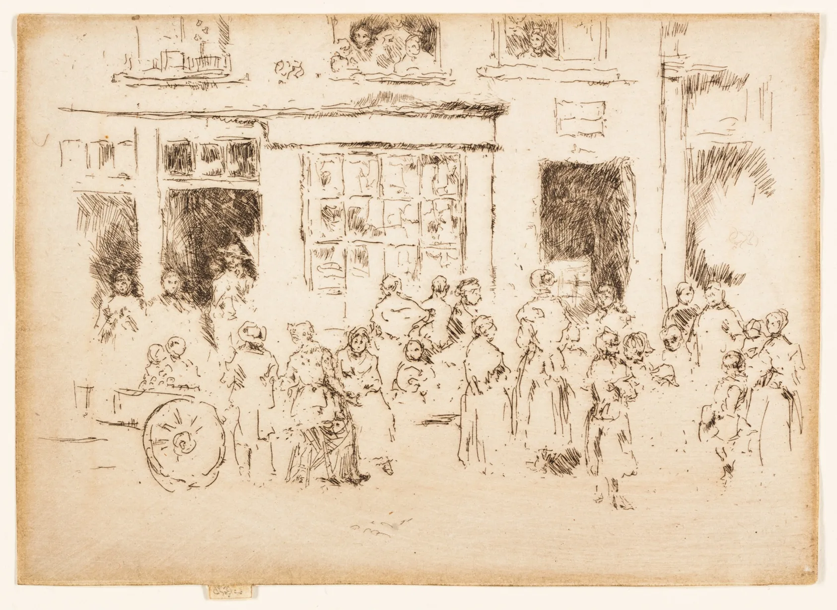High Street, Brussels, Whistler, 1887