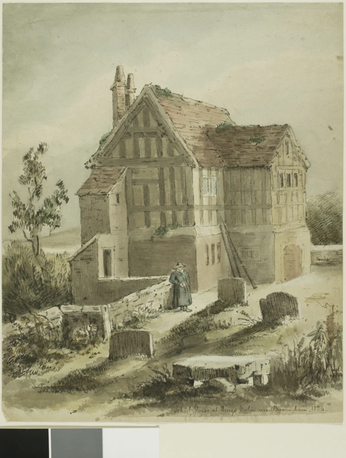 School House at Kings Norton Near Birmingham, Palmer, 1824