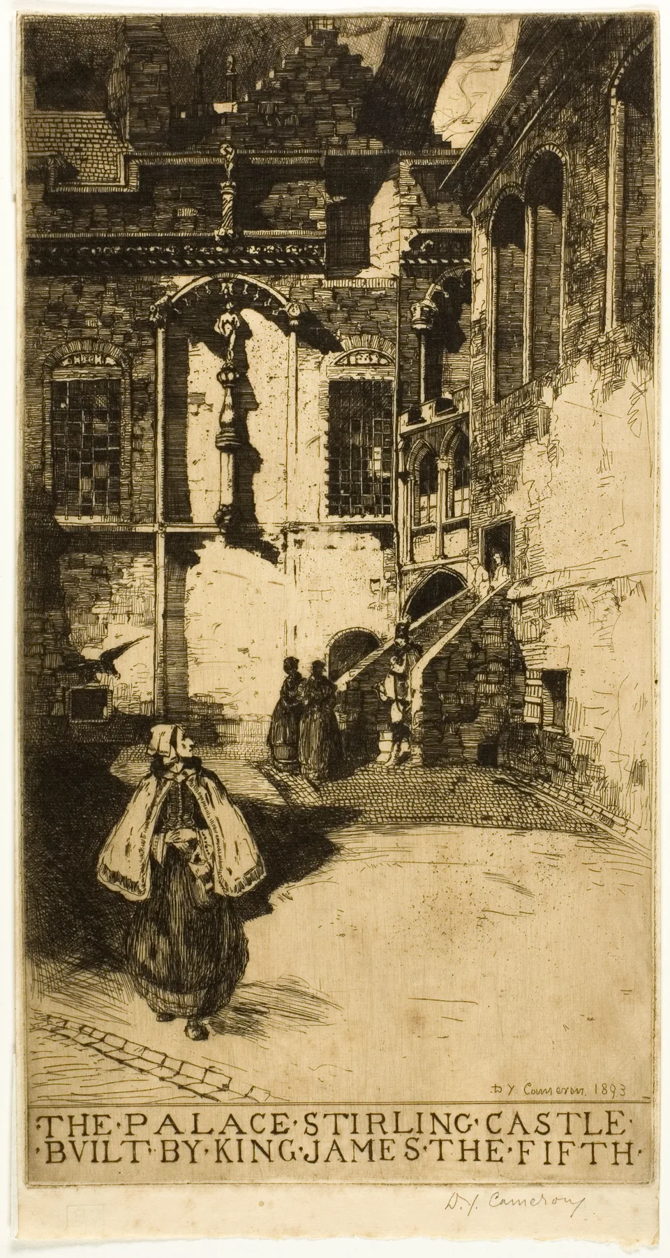 The Palace, Stirling Castle, D. Y. Cameron, 1893