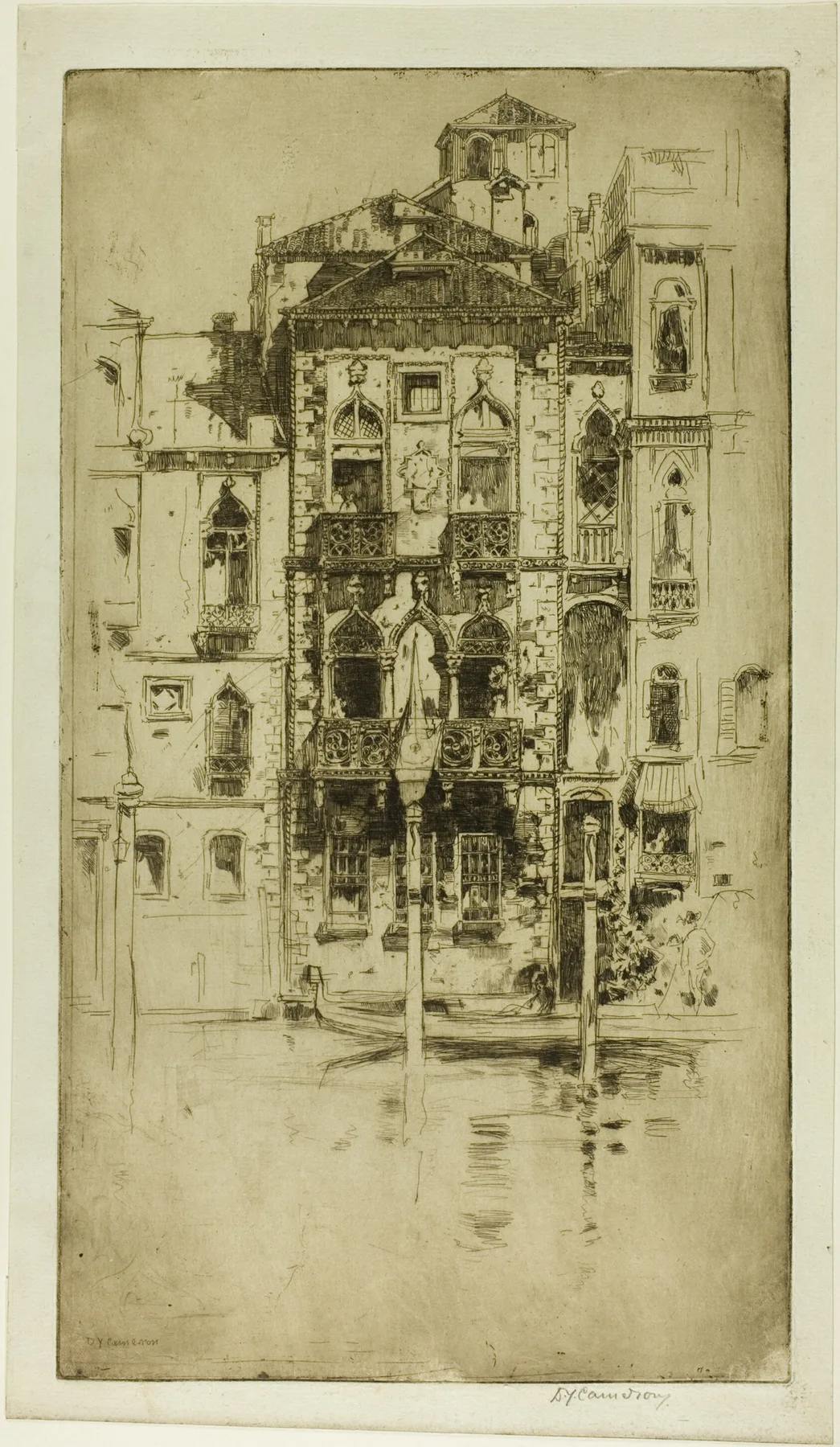 A Venetian Palace, D. Y. Cameron, 1898