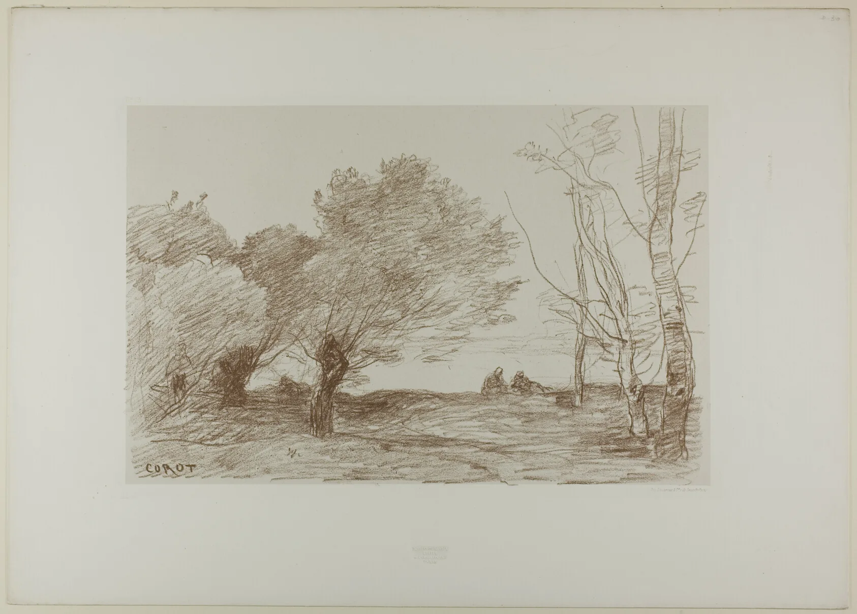 Willows and White Poplars, Corot, 1871