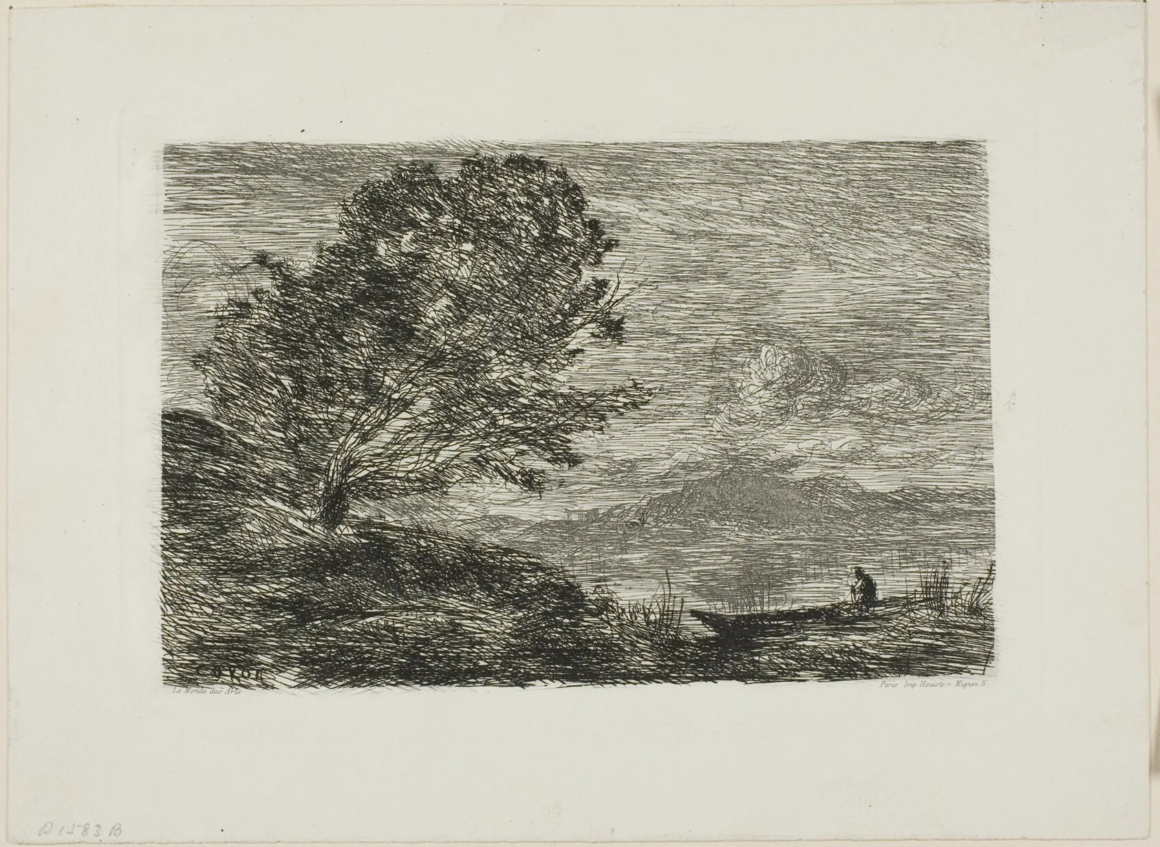 Lake in the Tyrol, Corot, 1863