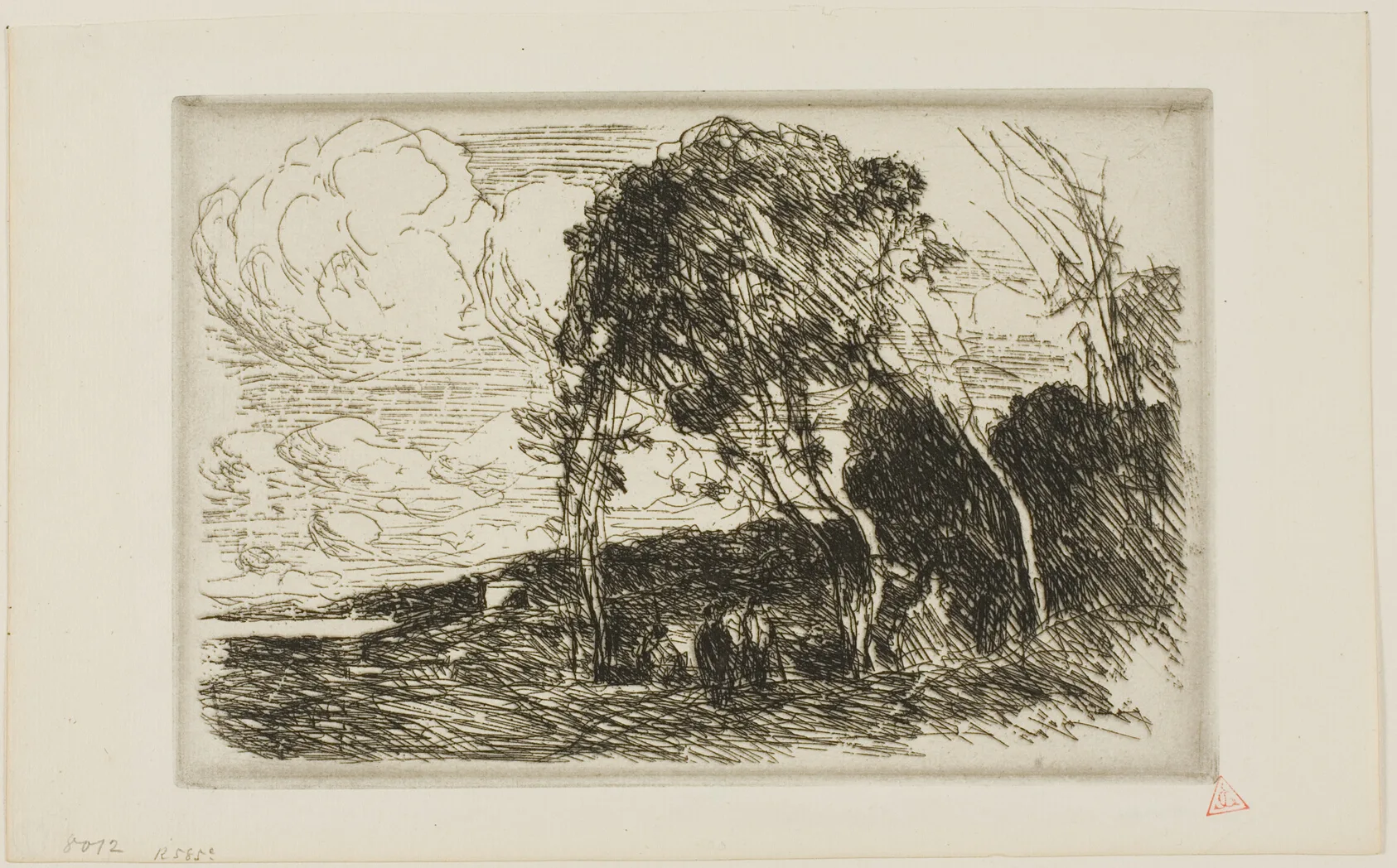 Souvenir of the Fortifications of Douai, Corot, 1869–70