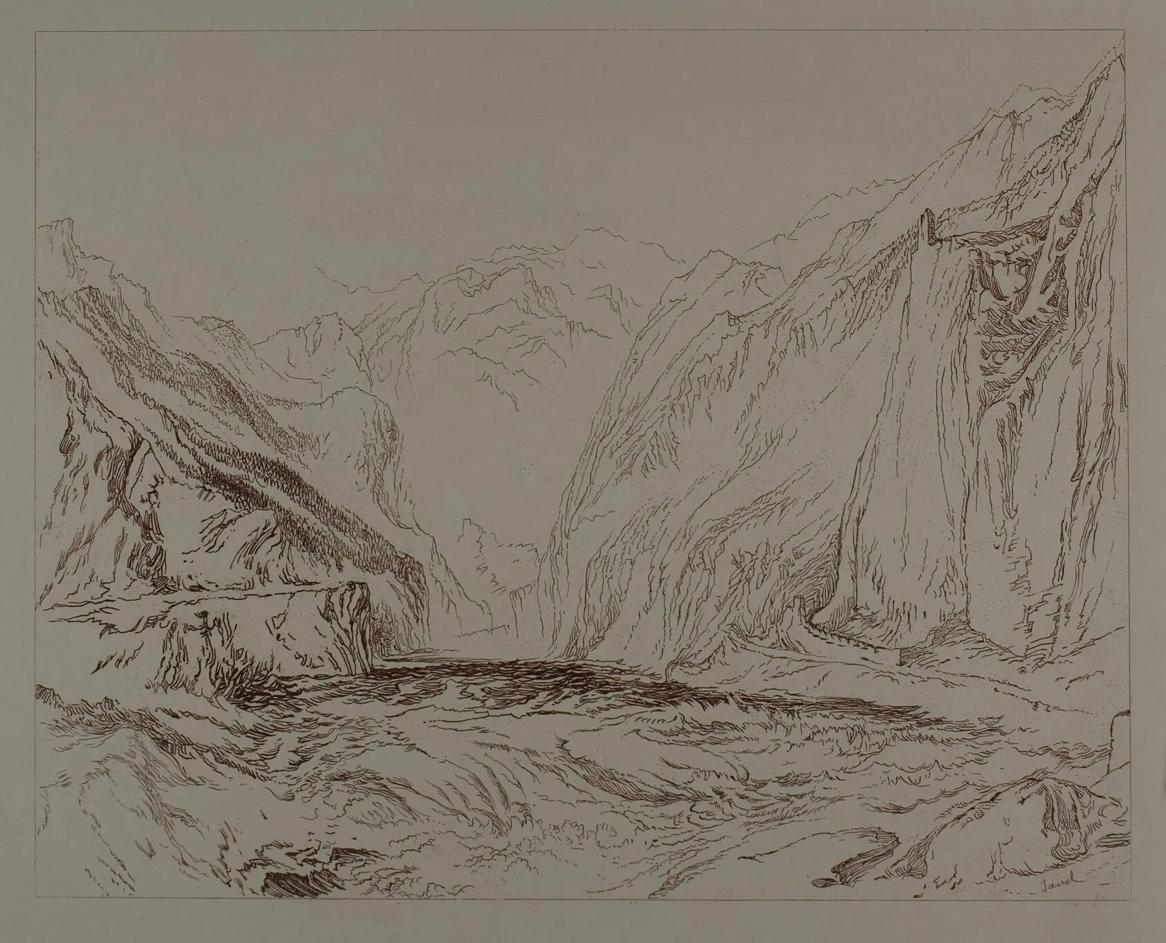 Sand Mountain Scene, Ruskin, n.d.