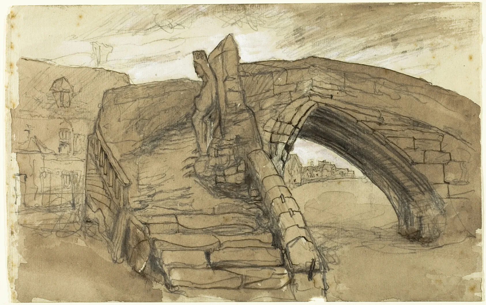 Bridge at Croyland, Ruskin, c. 1860–69