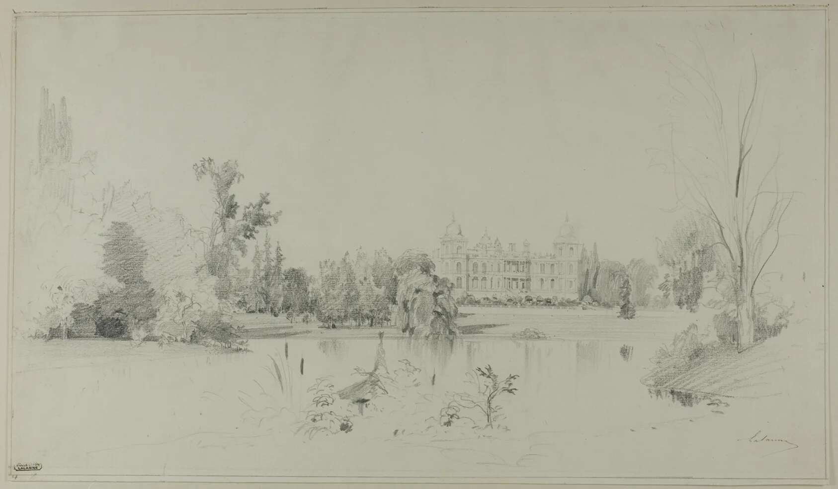Park of M. de Rothschild at Ferrières, Lalanne, c. 1860
