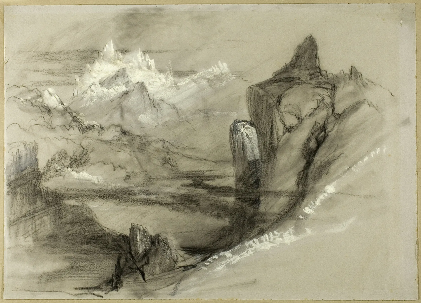Mountain Landscape, Ruskin, 1834/73