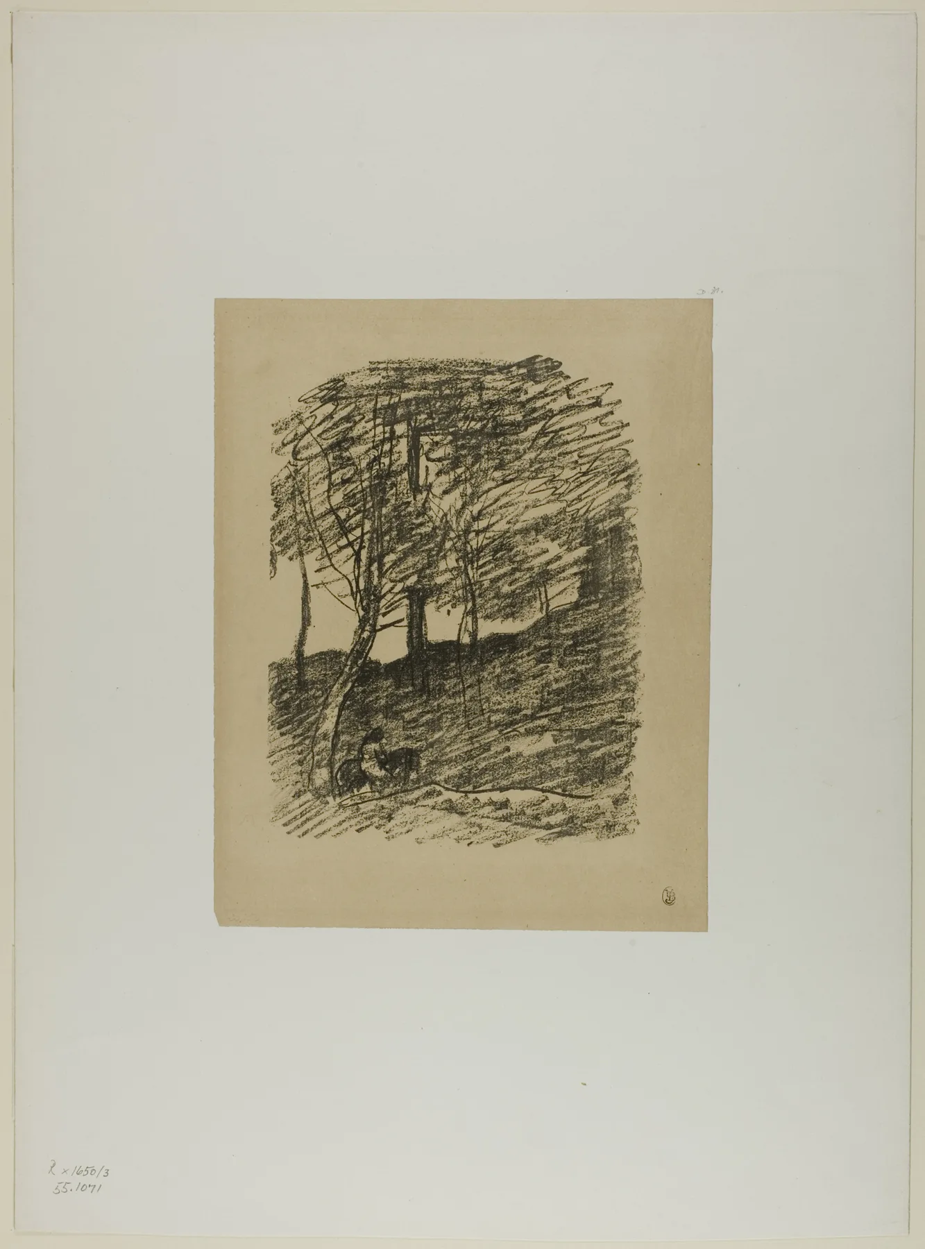 Beneath the Trees, Corot, 1871