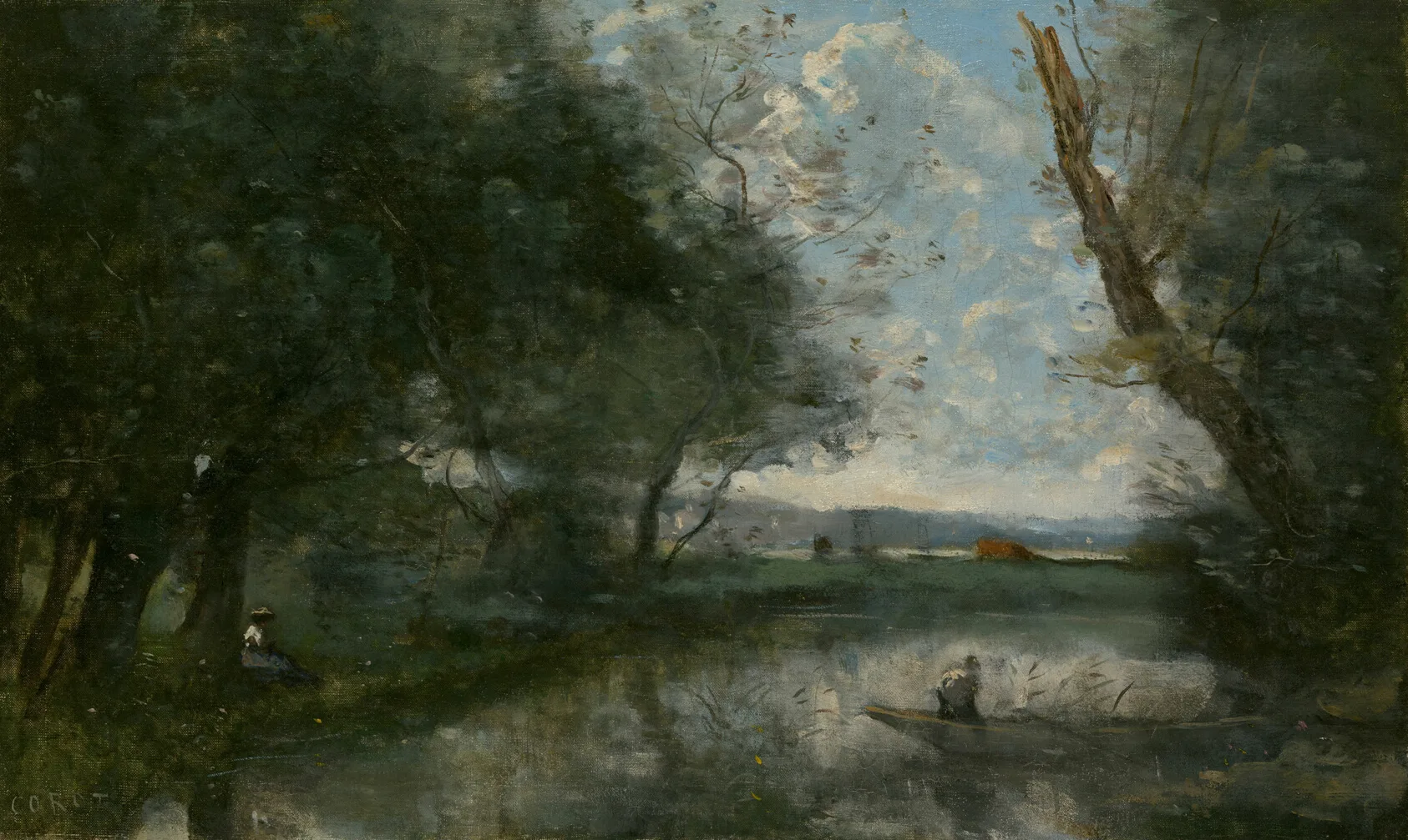 Landscape, Corot, 1865/70