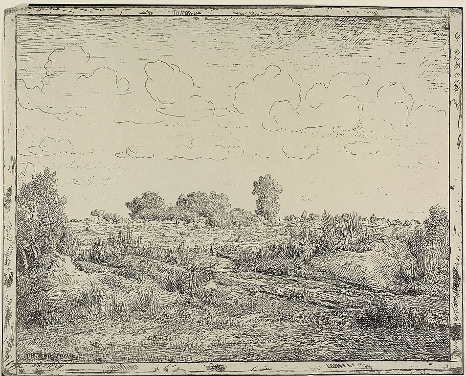 Plain at Plante à Biau, Rousseau, 1862