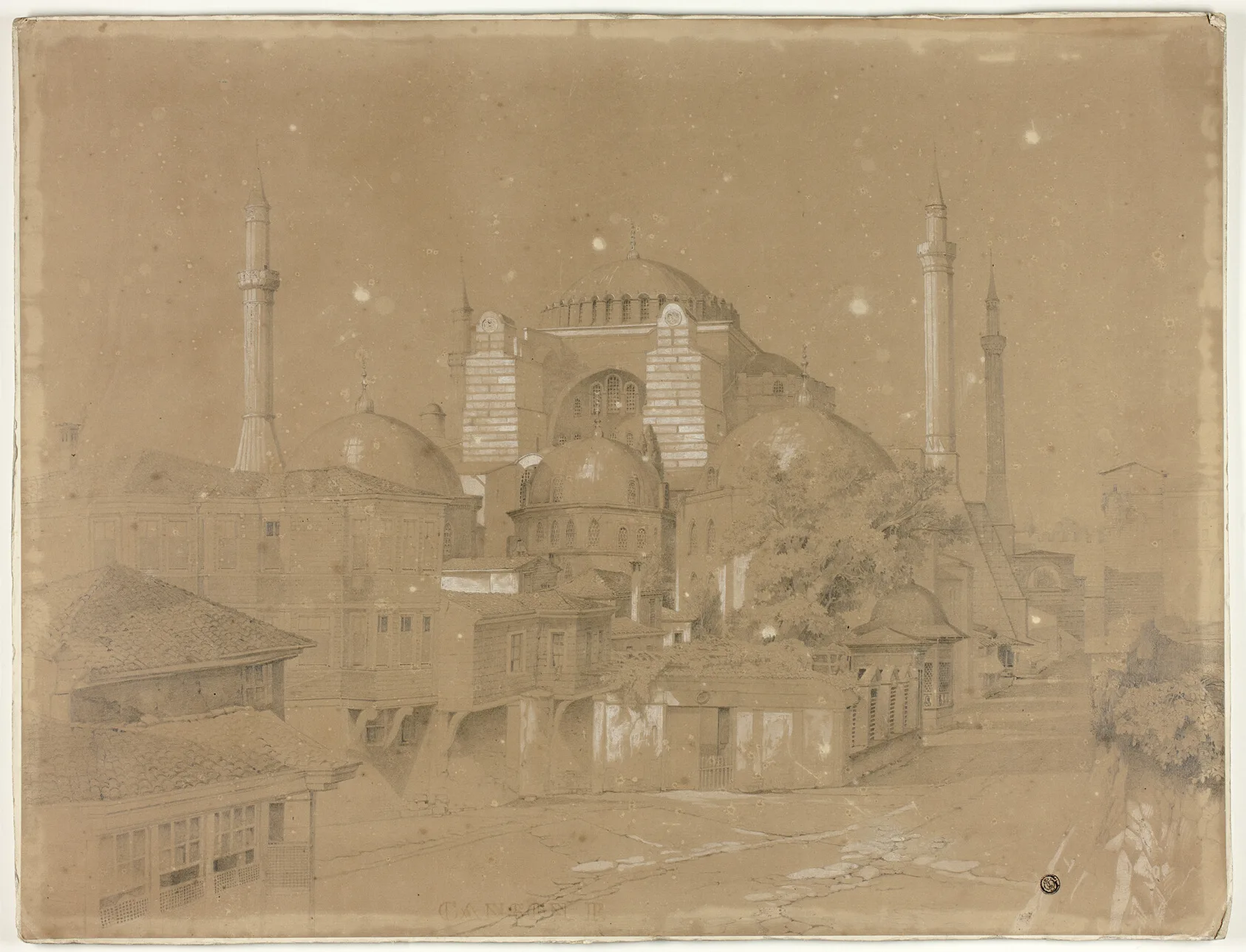 View of Constantinople, Roberts, 1840/45