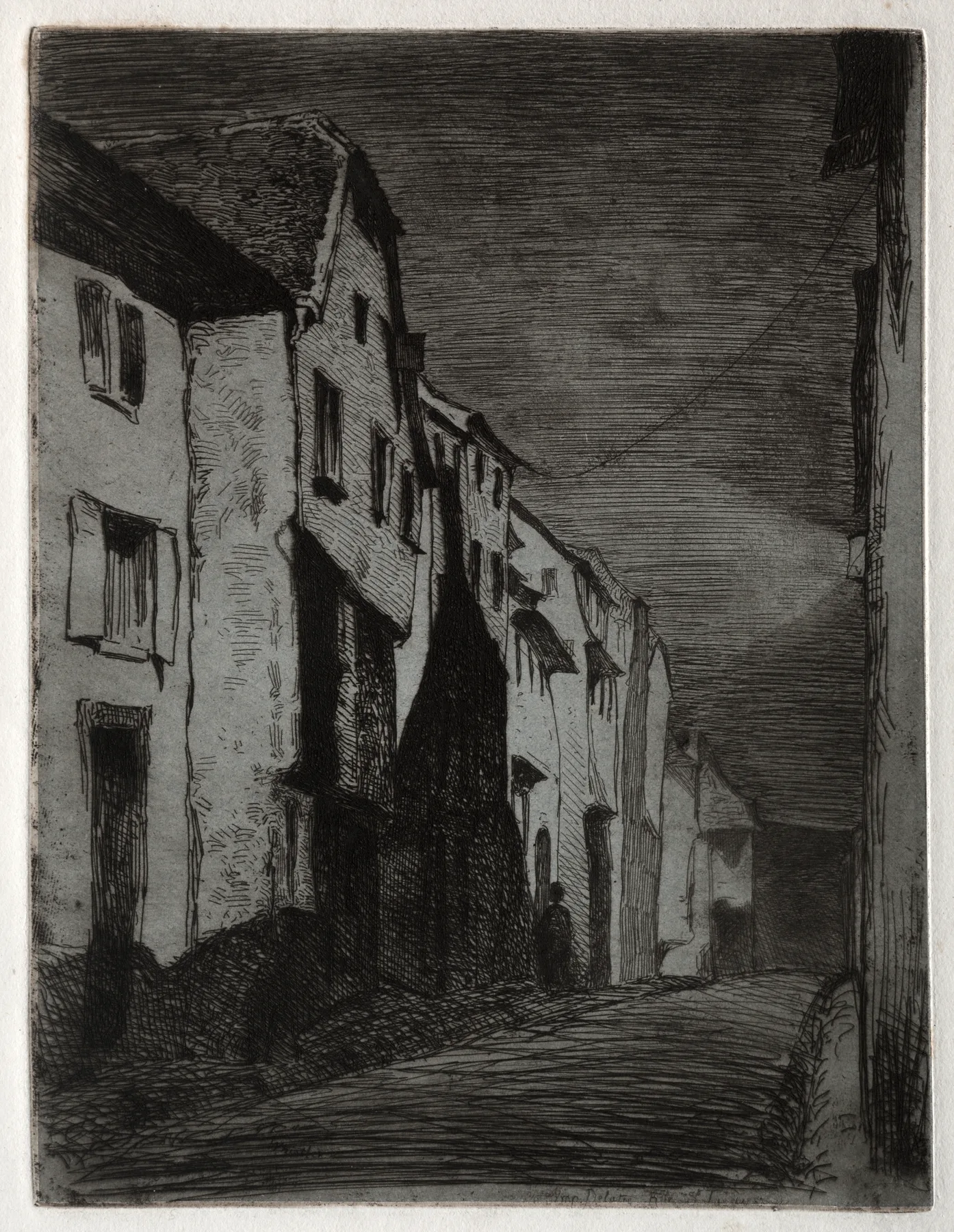 Street at Saverne, Whistler, 1858