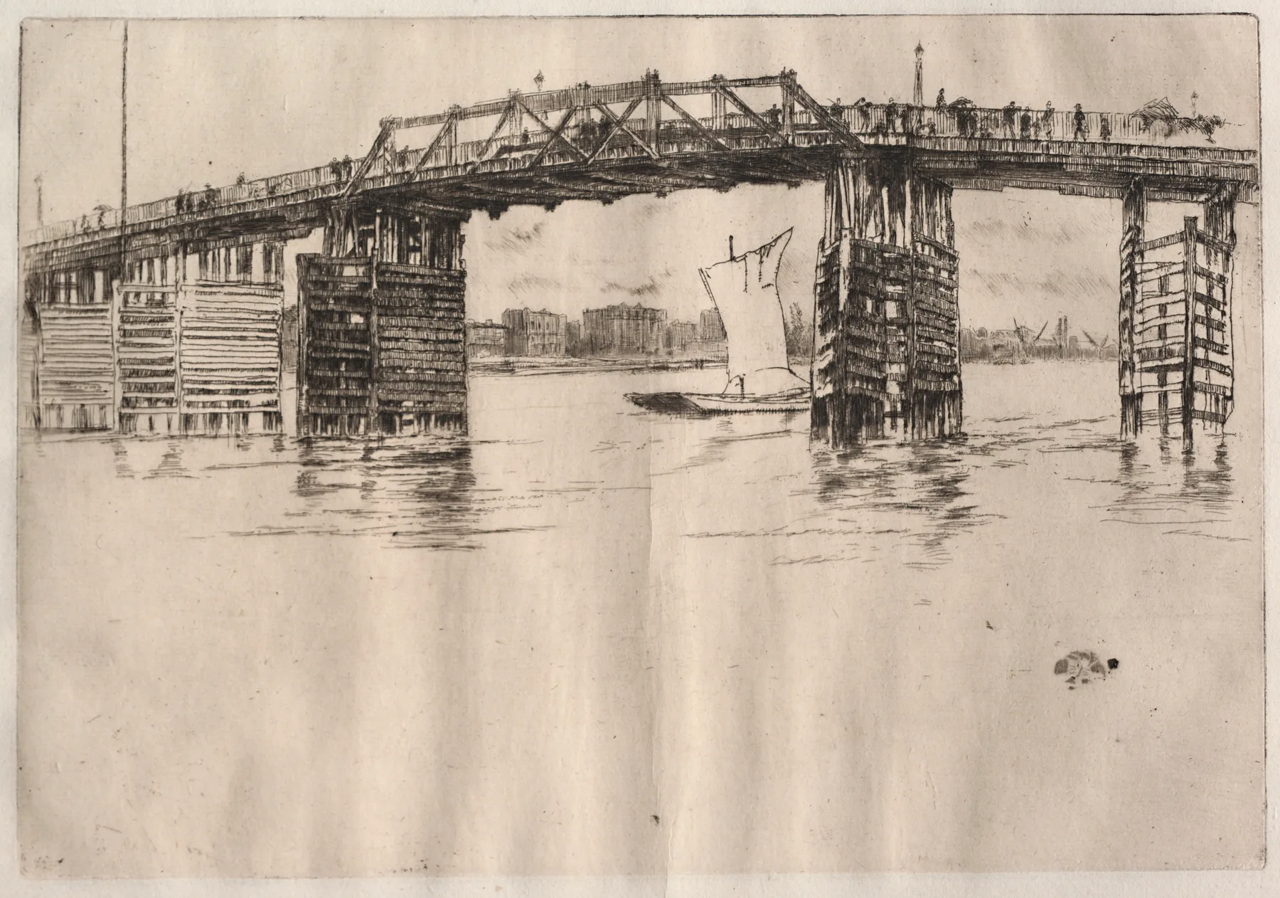 Old Battersea Bridge, Whistler, 1879