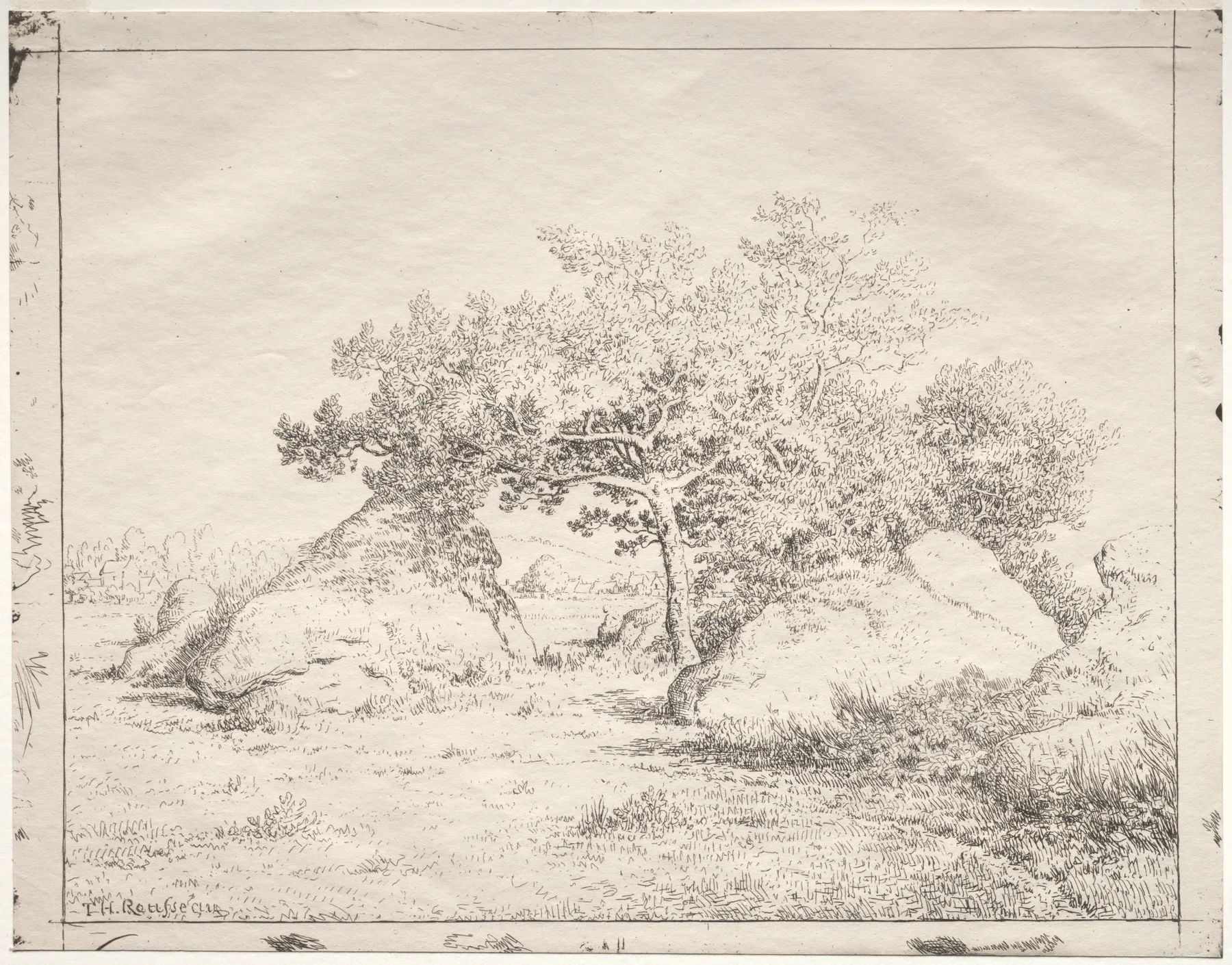 Cherry Tree at Blau, Rousseau, 1862