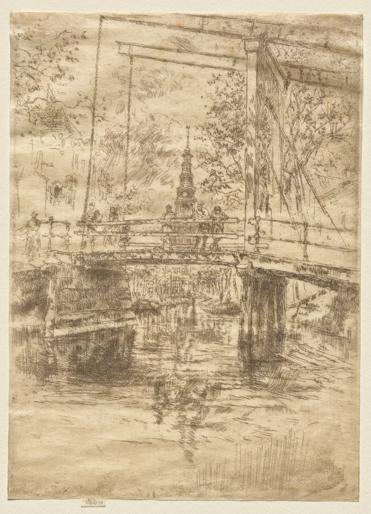 Little Drawbridge, Amsterdam, Whistler, 1889