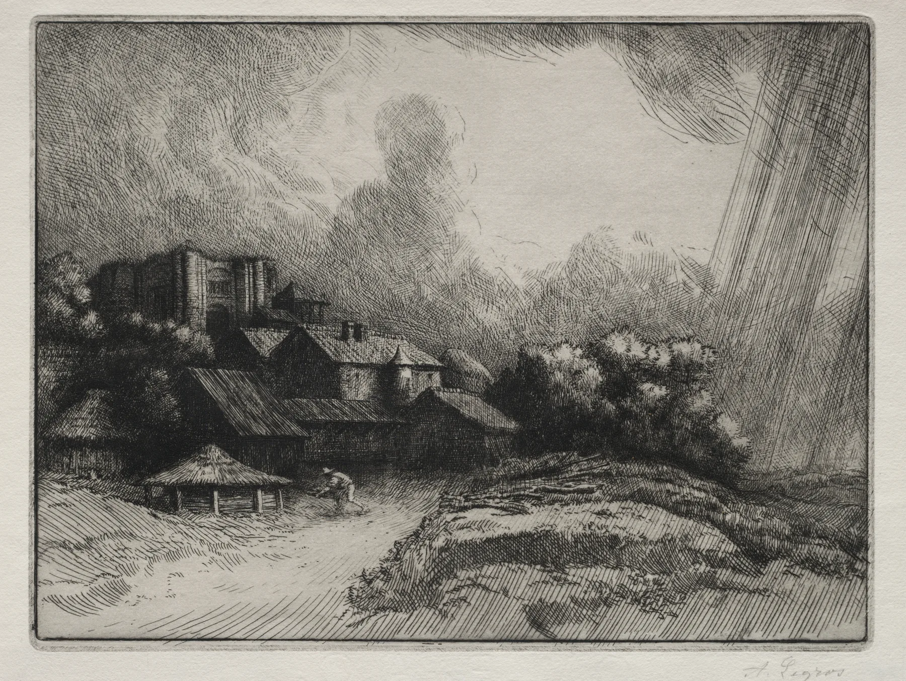 The Abbey Farm, Legros, c. 1857–1911