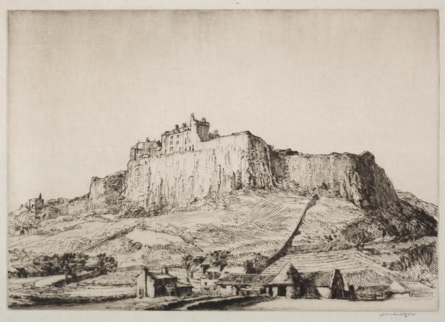 Stirling Castle, No. 2, Muirhead Bone, 1909