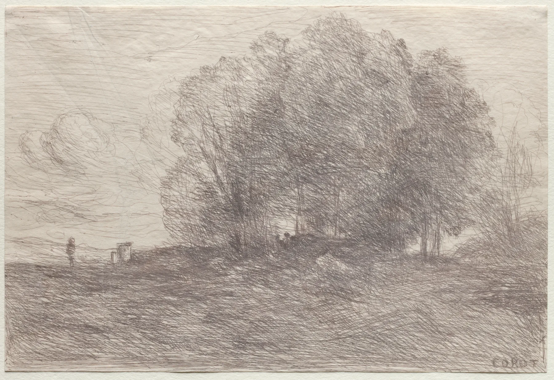 Group of Trees, Corot, 1858