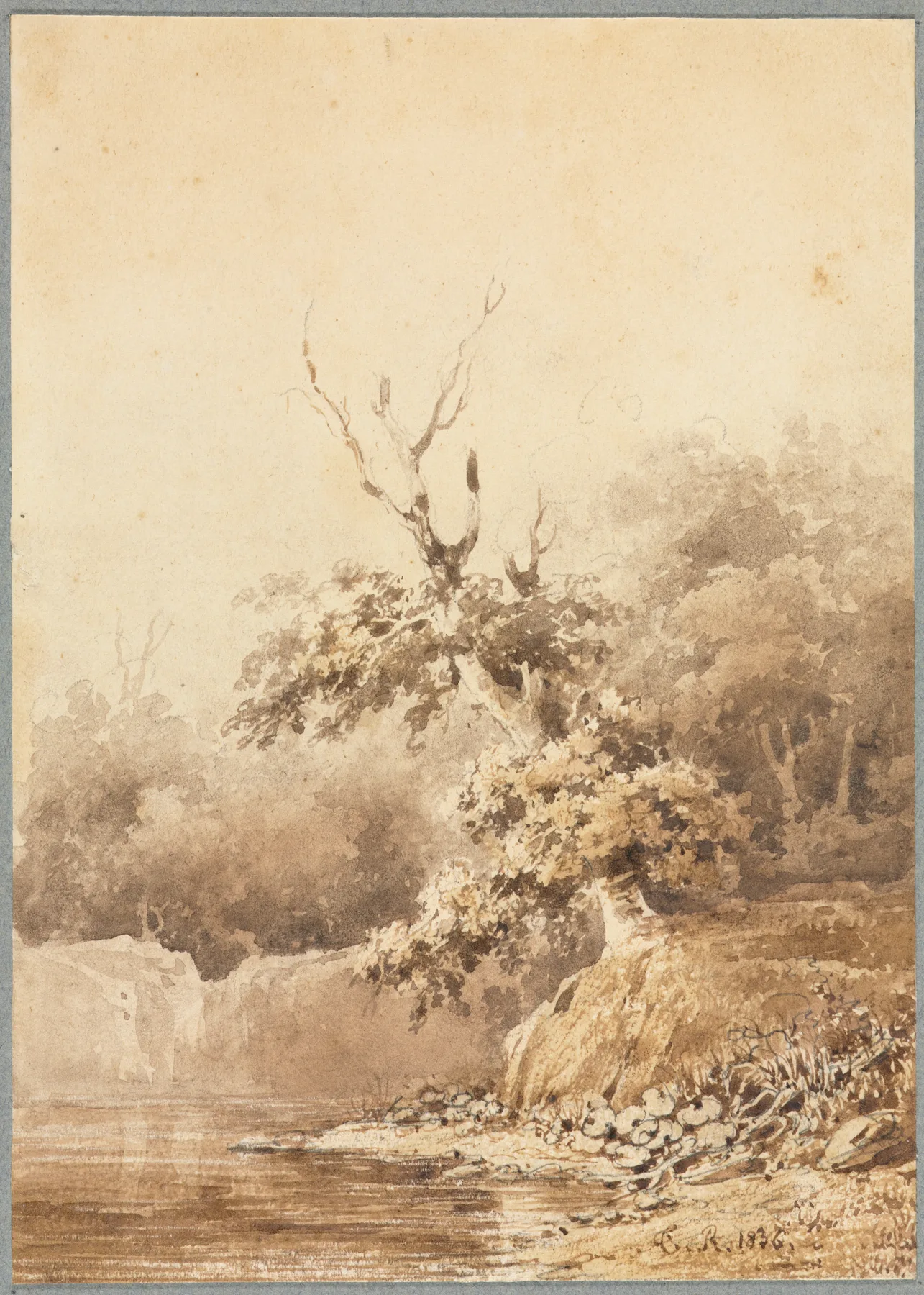 Landscape, Rousseau, 1836