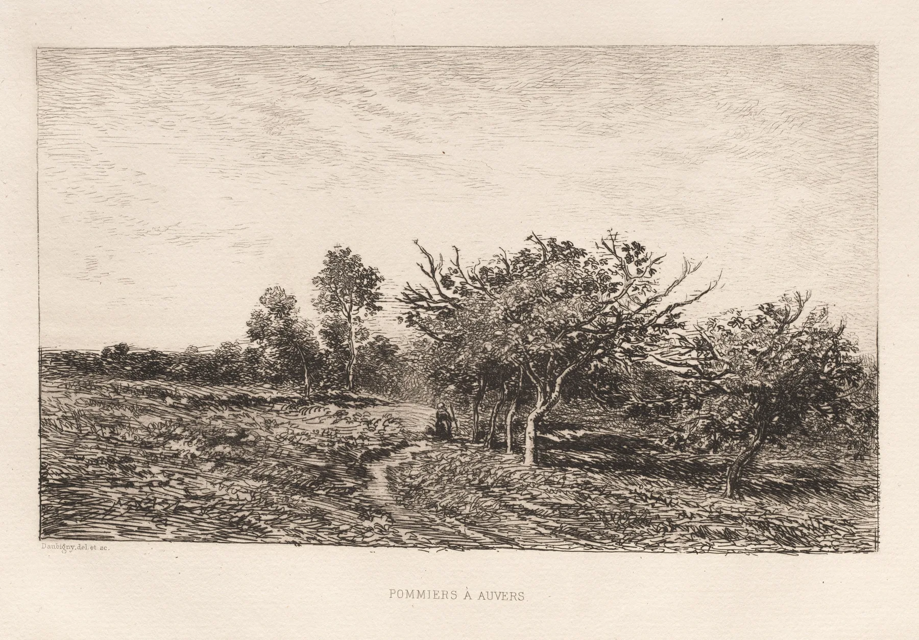 Apple Trees at Auvers (Pommiers à Auvers), Daubigny, 1877