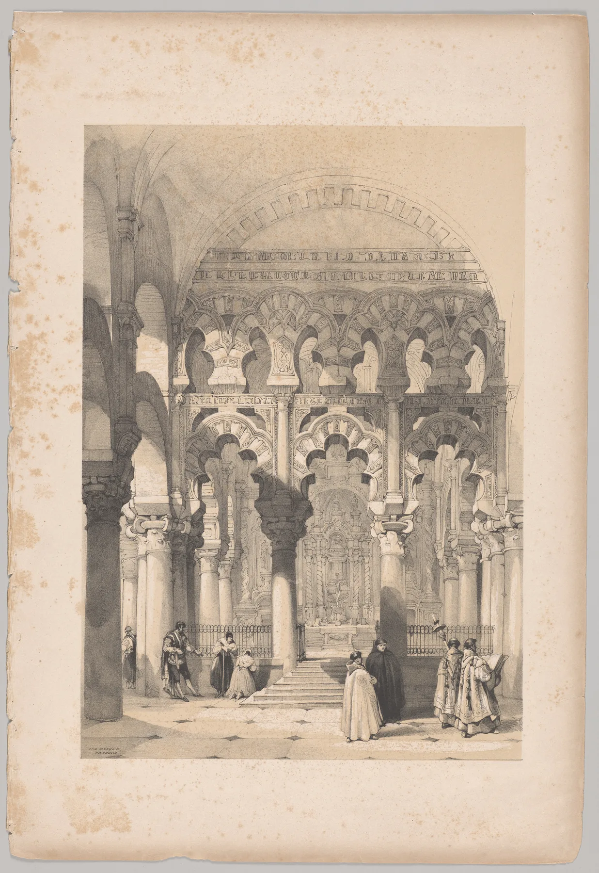 Picturesque Sketches in Spain: The Mosque, Cordova, Shotter Boys, 1837