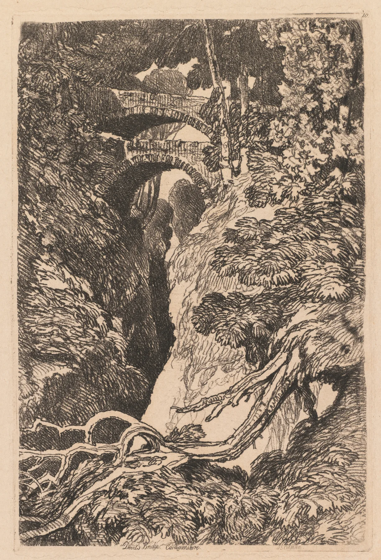 Devil's Bridge, Cardiganshire, Cotman, 1837