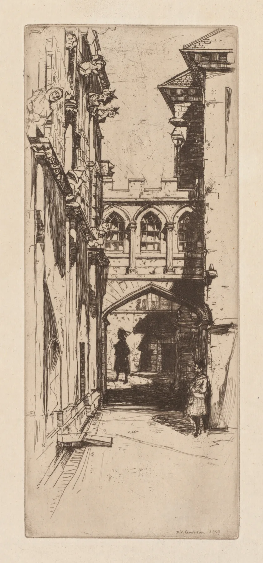 In Stirling Castle or A Scottish Palace (Un Palais Ecossais), D. Y. Cameron, 1899