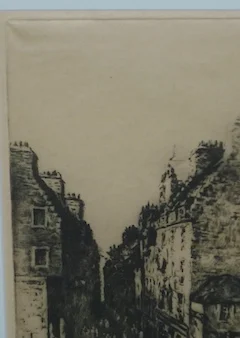 Old College Wynd, Edinburgh, Forrest, exh. 1908 to 1934