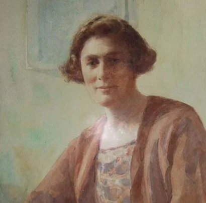 Portrait of a woman (head and shoulders), Forrest, undated