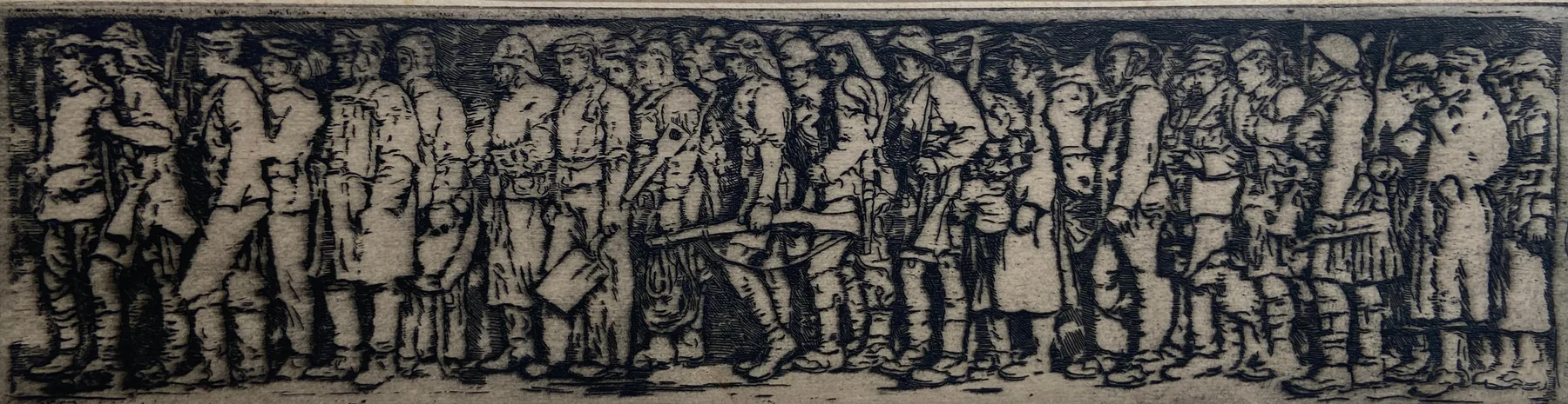 The Souls of the Righteous (after the Scottish National War Memorial frieze), Forrest, c. 1927