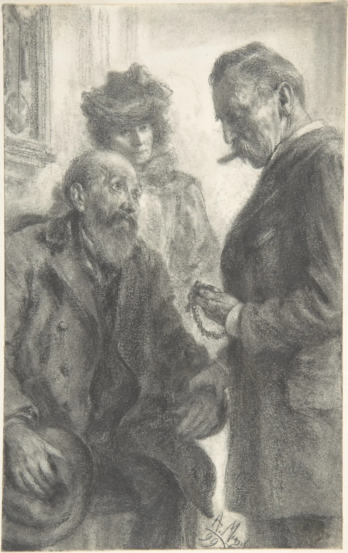Doctor and Patient, Menzel, 1899