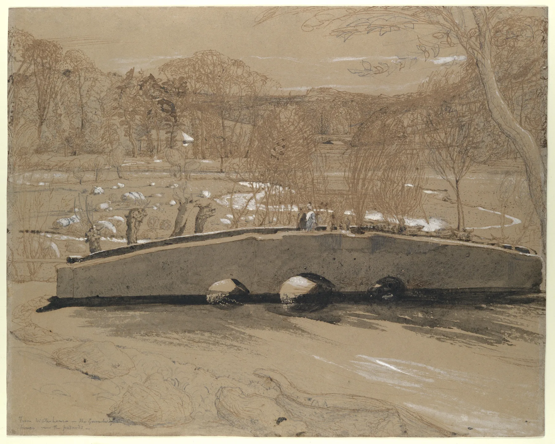 The Bridge at Shoreham, Palmer, ca. 1829