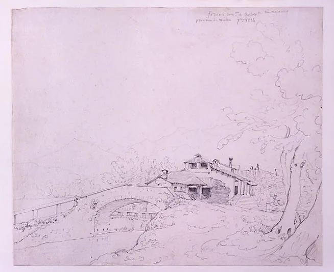 Gessate in the Province of Milan, Corot, 1834