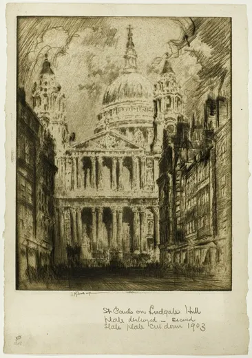 Saint Paul's, Fleet Street, London, Pennell