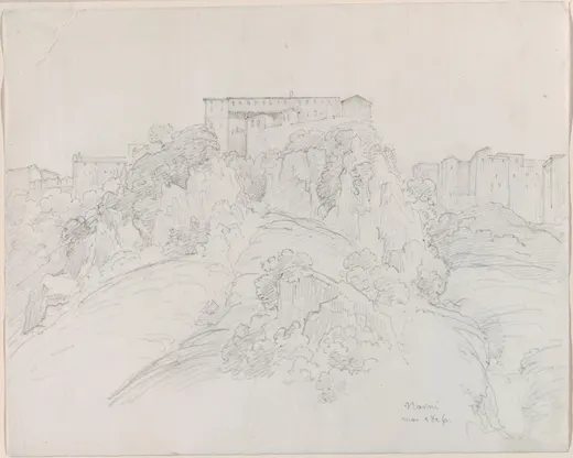 View of Narni, Corot