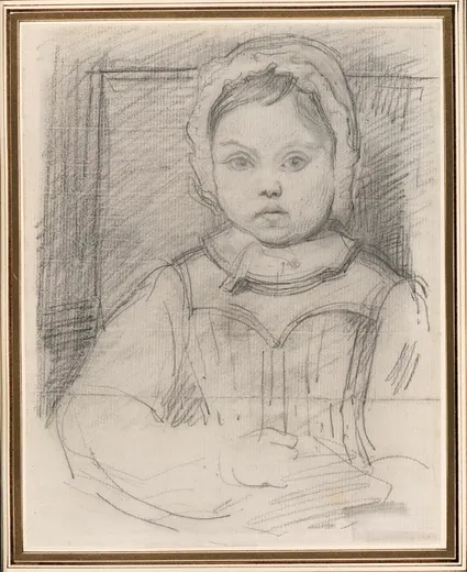 Portrait of Louis Robert, 3 years old, Corot