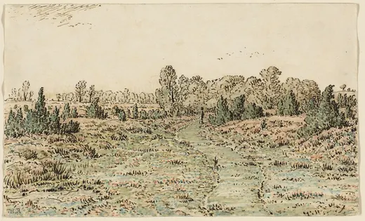 Footpath in the Barbizonnières, Rousseau