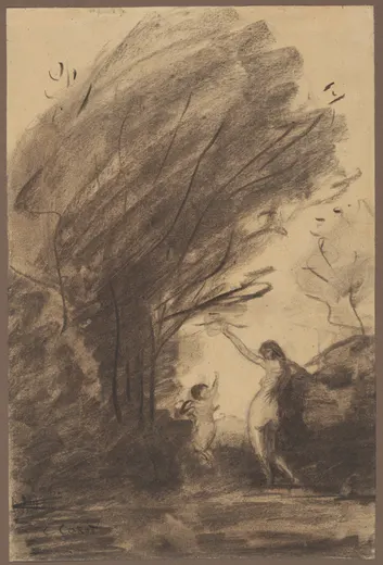 Venus Disarming Cupid, Corot