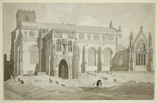 Cley Church, Norfolk, Cotman