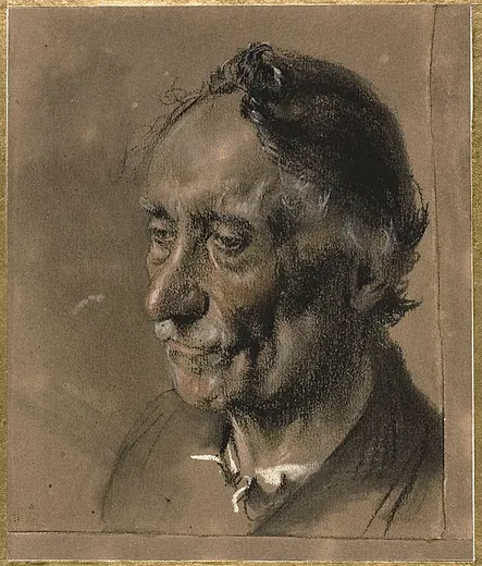 Head of an Old Man, Menzel
