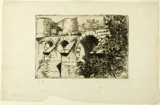The Castle Bridge, Seymour Haden