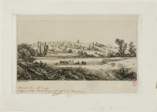 View of the Village of Limay