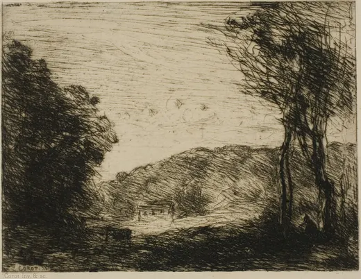 Wooded Countryside, Corot