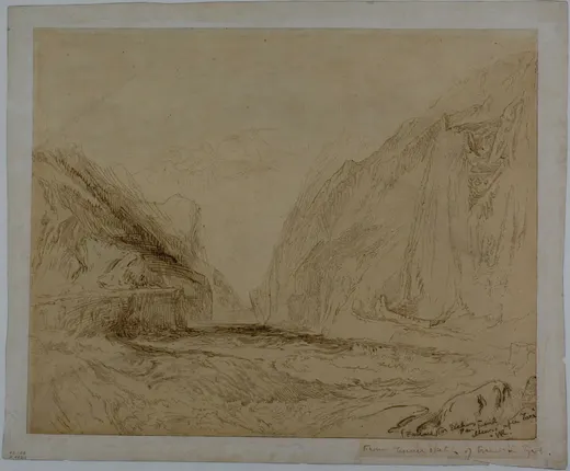 Torrent in Tyrol, Ruskin
