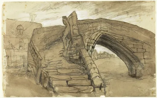 Bridge at Croyland, Ruskin
