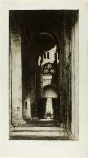 Tewkesbury Abbey, D. Y. Cameron