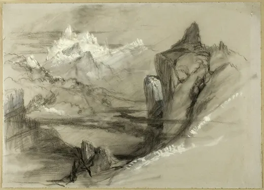 Mountain Landscape, Ruskin